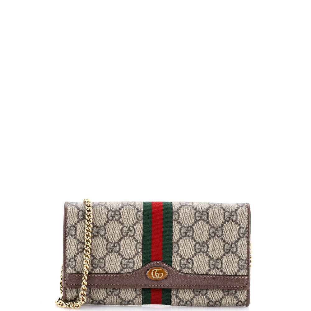 Gucci Ophidia Chain Wallet Gg Coated #260850G85B